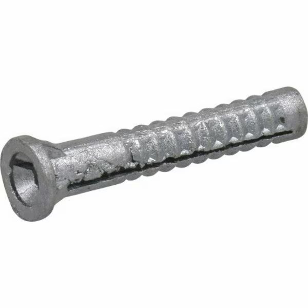 0.164 in. D X 1-1/2 in. L Lead Round Head Concrete Screw Anchor 3 pk, 10PK, Hillman, Mfr#: 5078